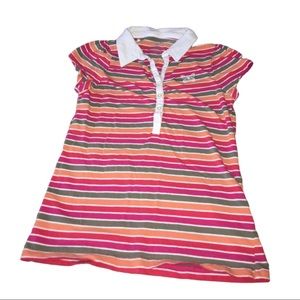 Greendog Striped Polo girls xl